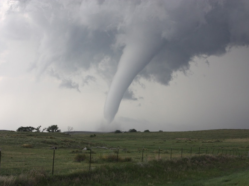 Severe weather resulting in a tornado